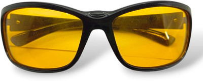 iplayer Retro Square Sunglasses(For Men, Yellow)
