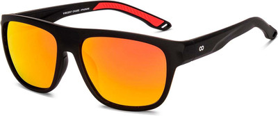 VINCENT CHASE Rectangular Sunglasses(For Men & Women, Yellow)
