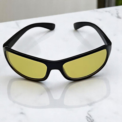 Glasso Wayfarer, Oval, Over-sized, Spectacle , Sports Sunglasses(For Men & Women, Yellow)