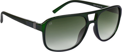 AISLIN Wayfarer, Wrap-around Sunglasses(For Men, Green)
