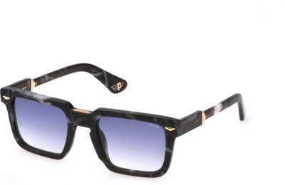 Police Rectangular Sunglasses(For Men, Blue)