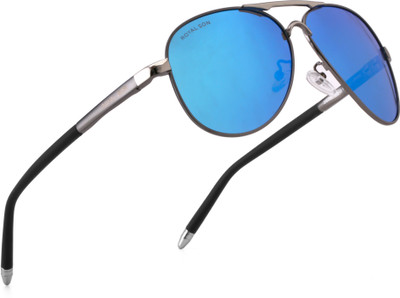 ROYAL SON Aviator Sunglasses(For Men & Women, Blue)