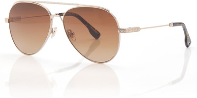 Shisen Fox Aviator Sunglasses(For Men & Women, Brown)