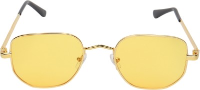 Garth Sports Sunglasses(For Boys & Girls, Yellow)