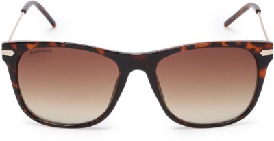 Fastrack Retro Square Sunglasses(For Men, Brown)