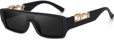 HAIRUM Rectangular, Round Sunglasses(For Men & Women, Multicolor)