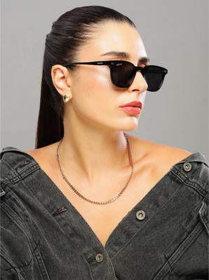 RESIST EYEWEAR Wayfarer Sunglasses(For Men & Women, Black)