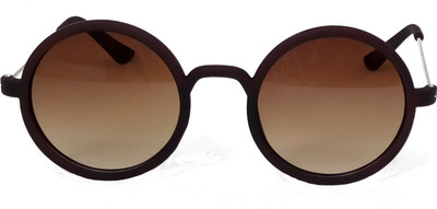 Redleaf Round Sunglasses(For Men & Women, Brown)
