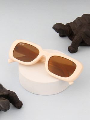 Ted Smith Retro Square Sunglasses(For Men & Women, Black)