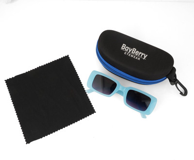 Bayberry Rectangular Sunglasses(For Men & Women, Black)