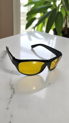 Glasso Wayfarer, Oval, Over-sized, Spectacle , Sports Sunglasses(For Men & Women, Yellow)
