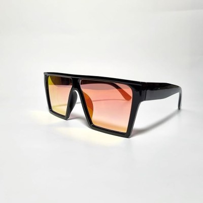 NexQuity Rectangular Sunglasses(For Men & Women, Red)