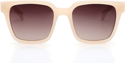 Fastrack Retro Square Sunglasses(For Men & Women, Brown)