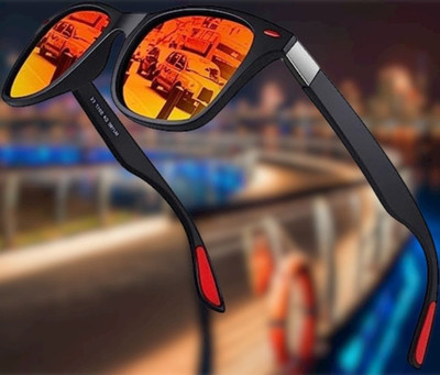 indob Wayfarer Sunglasses(For Boys & Girls, Yellow)
