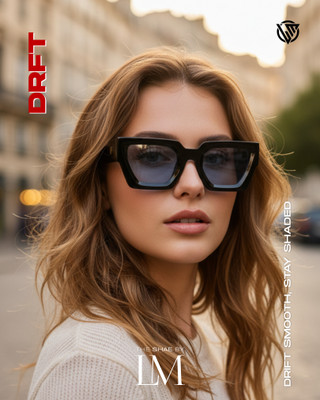 LM Eyewear Over-sized Sunglasses(For Men & Women, Blue)