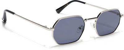 Eyejack Round Sunglasses(For Men & Women, Black)