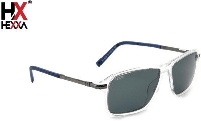 HEXXA Clubmaster Sunglasses(For Men, Blue)