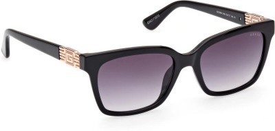 GUESS Rectangular Sunglasses(For Women, Grey)