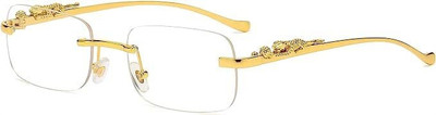 FZ CRAFT Rectangular Sunglasses(For Men & Women, Clear)