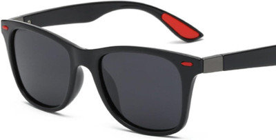 Rich Club Wayfarer Sunglasses(For Men, Black)