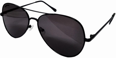 Fastrack Aviator Sunglasses(For Men & Women, Black)