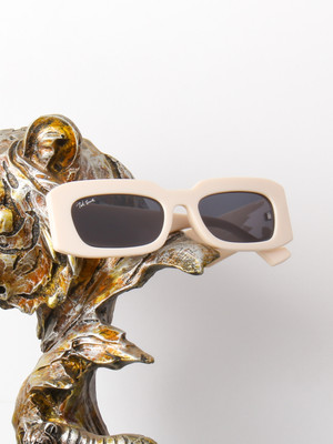 Ted Smith Rectangular Sunglasses(For Men & Women, Black)