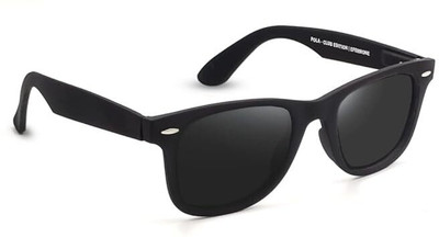 LENS LIBRARY Wayfarer, Spectacle  Sunglasses(For Men & Women, Black)