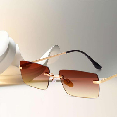 VALWICK Rectangular Sunglasses(For Men & Women, Brown)