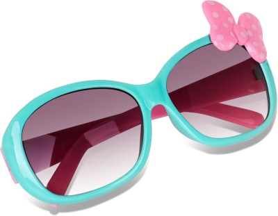 I REBEL Butterfly, Rectangular Sunglasses(For Girls, Grey)