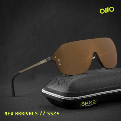 Eyewearlabs Rectangular Sunglasses(For Men & Women, Brown)