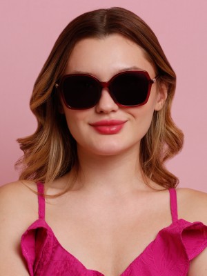 Sunnies Over-sized Sunglasses(For Women, Violet)