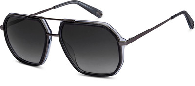 john jacobs Rectangular Sunglasses(For Men & Women, Grey)