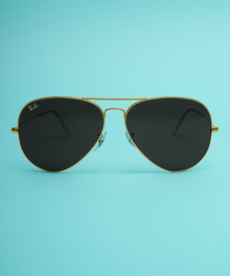 Ray-Ban Aviator Sunglasses(For Men, Green)