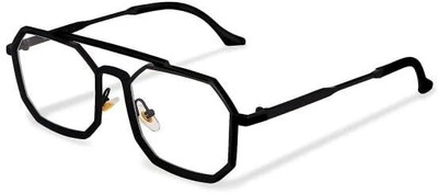 Supreno Rectangular Sunglasses(For Men & Women, Clear)