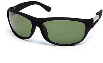 Rebel Collection Sports, Wrap-around Sunglasses(For Boys & Girls, Green)