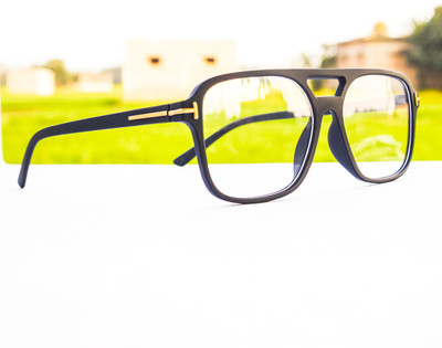 jiebo Rectangular Sunglasses(For Men, Clear)