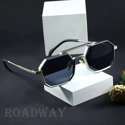 Ave Retro Square Sunglasses(For Men & Women, Black)