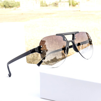 jiebo Aviator Sunglasses(For Men & Women, Black)