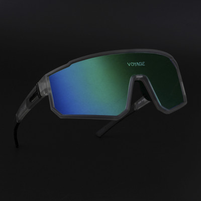 VOYAGE Wrap-around Sunglasses(For Men & Women, Multicolor, Grey)