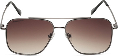Fastrack Rectangular Sunglasses(For Men & Women, Brown)