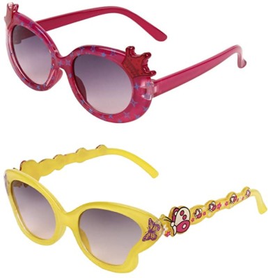 Shop Frenzy Round Sunglasses(For Boys & Girls, Multicolor)