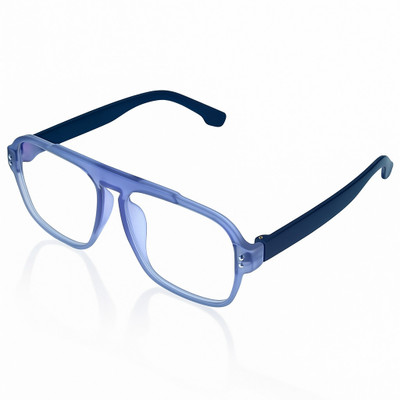 DRAYVUZE Rectangular Sunglasses(For Men & Women, Clear)