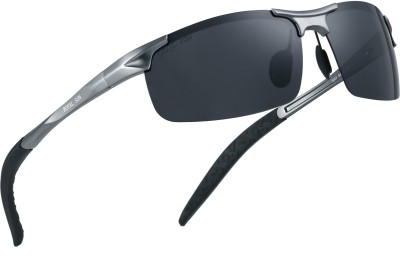 ROYAL SON Sports Sunglasses(For Men, Black)