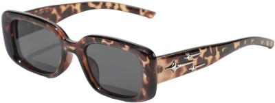 SYGA Retro Square Sunglasses(For Boys & Girls, Black)