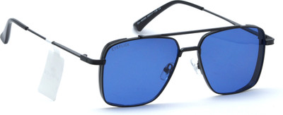 EYEFLICK Rectangular Sunglasses(For Men, Blue)
