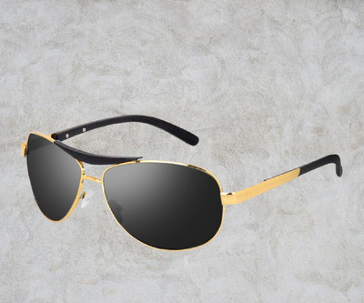 Netwiz Aviator Sunglasses(For Men, Black)