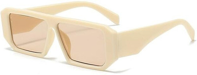 Augen Rectangular Sunglasses(For Men & Women, Brown)