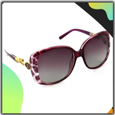 Hrinkar Rectangular Sunglasses(For Women, Pink)