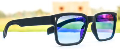 jiebo Retro Square Sunglasses(For Men & Women, Blue)