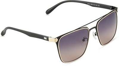 VAST Rectangular, Retro Square, Wayfarer, Clubmaster Sunglasses(For Men & Women, Grey)